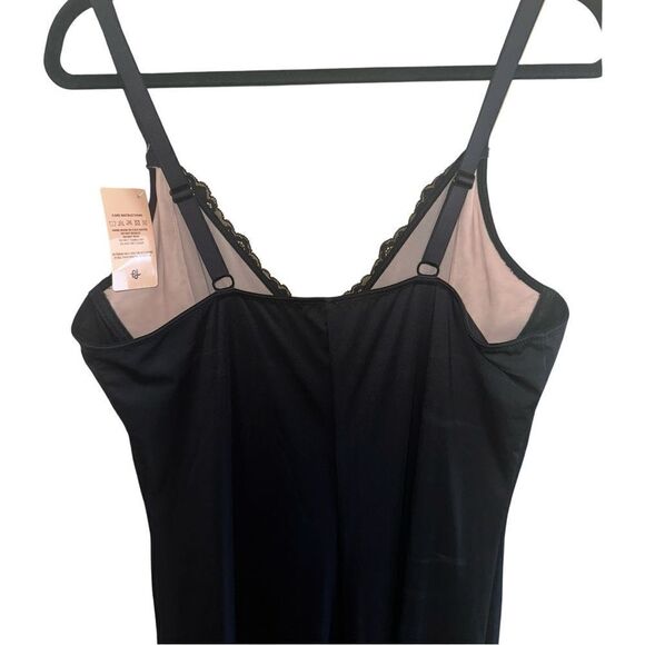 Popilush Shapewear Lace Deep V-Neck Sculpting Wide Leg Jumpsuit Sz XXL - Picture 8 of 9